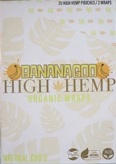 High Hemp CBD Organic wraps- BANANAGOO 