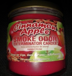 SMOKE ODOR EXTERMINATOR CANDLE 13OZ - CINNAMON APPLE 