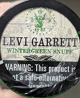 LEVI GARRETT WINTERGREEN SNUFF 5CT 