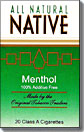 NATIVE MENTHOL BOX 