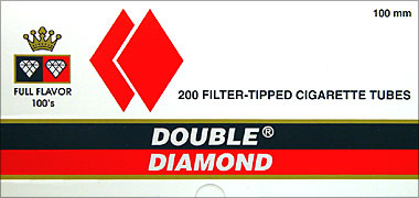 DOUBLE DIAMOND CIGARETTE TUBES FULL FLAVOR 100 - 200CT BOX 